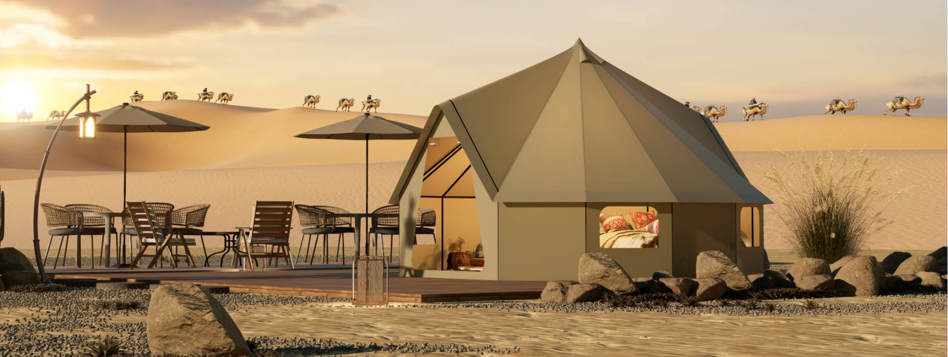 百色露营酒店帐篷产品